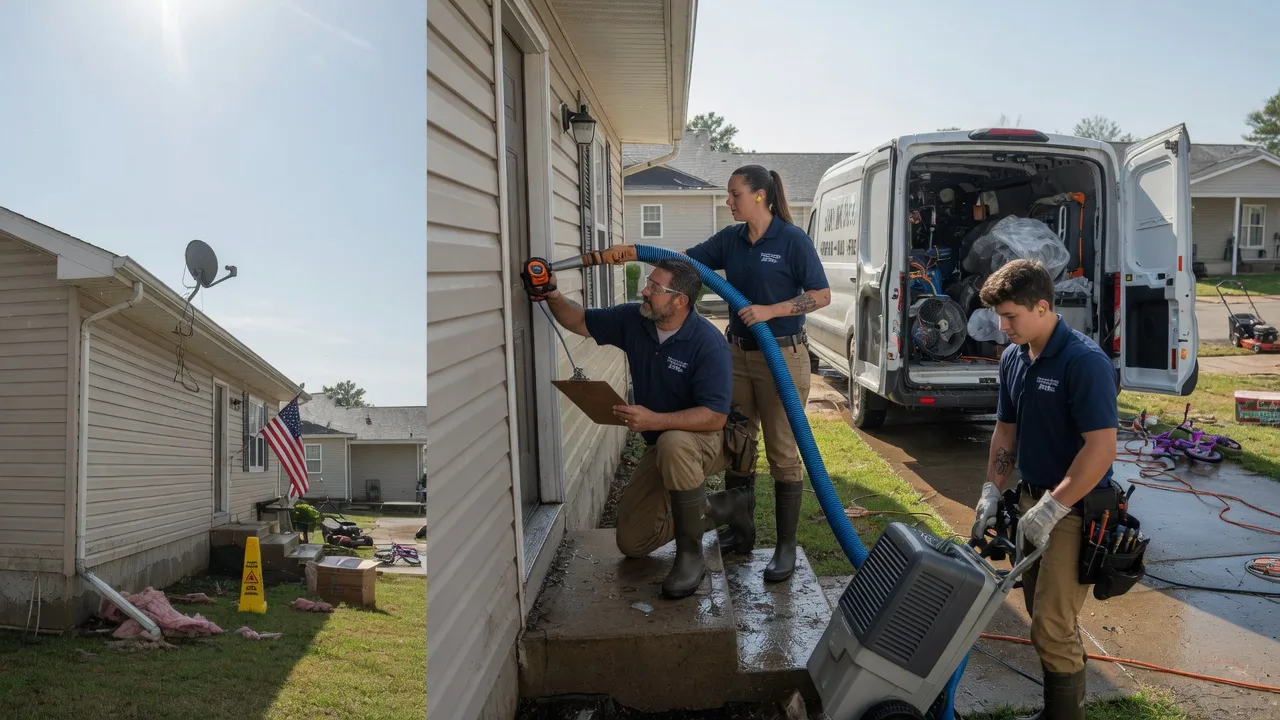 Ceiling Water Damage Restoration in Red Bay, AL near me